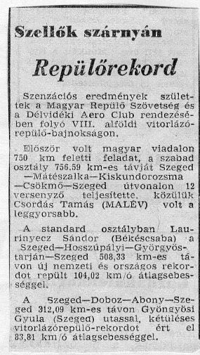 C90-91.049. Vitorlazo rekord