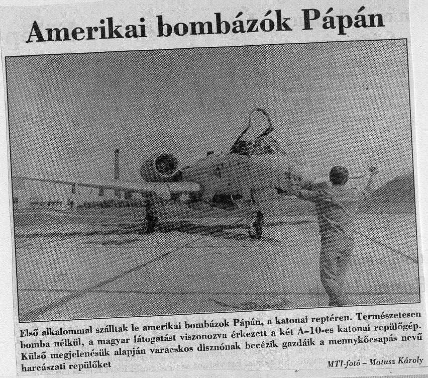 C141. Amerikai bombazok Papan