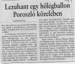 C203. Lezuhant ballon