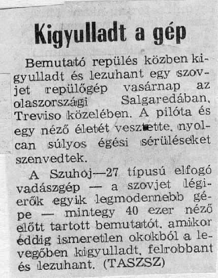 C89-90.112. SZU-27 baleset
